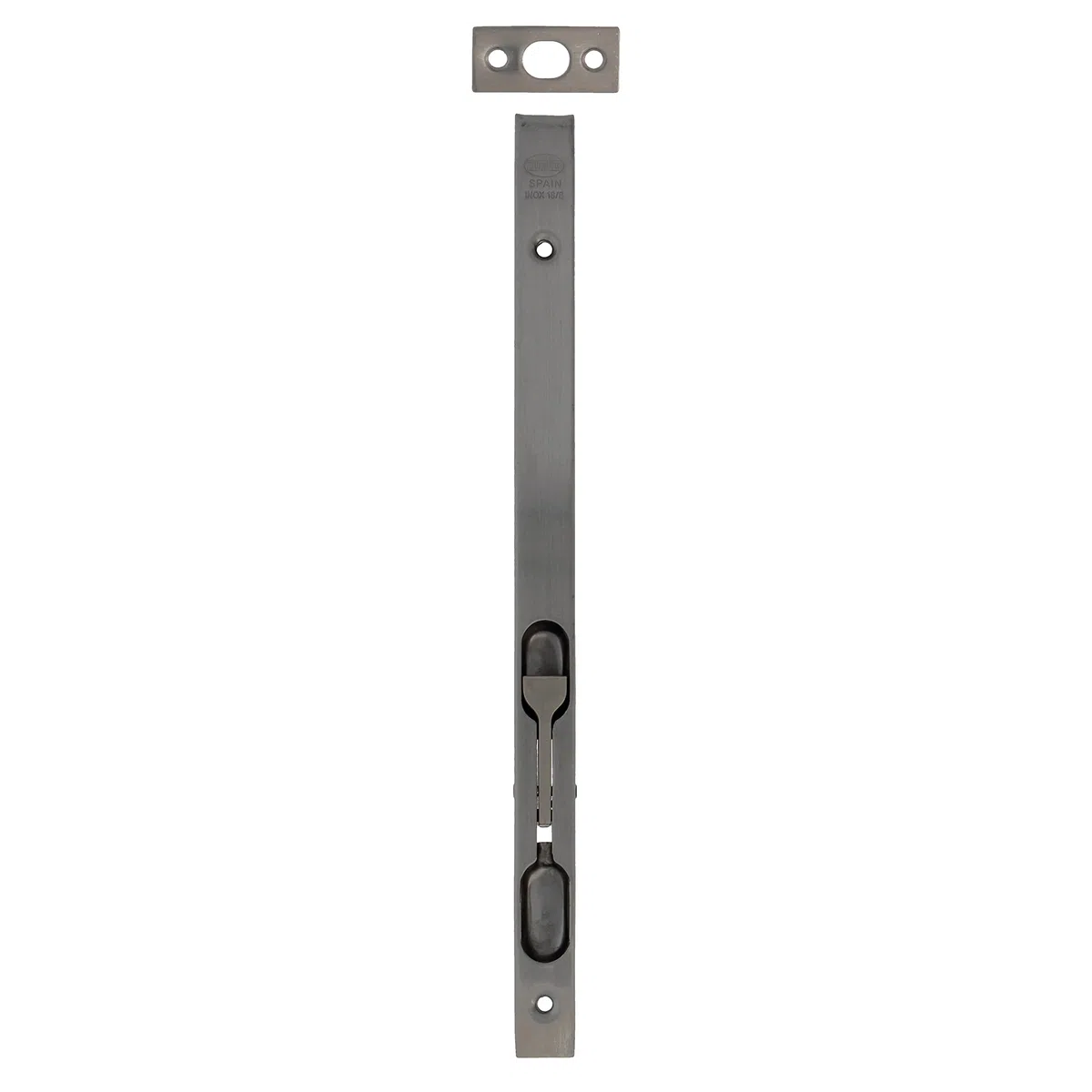 Amig - Perno per Incasso - Chiusura Automatica Verticale - Adatto per Porte in Legno - Sicurezza per Bagno e Camera - Acciaio Durevole, Multicolore