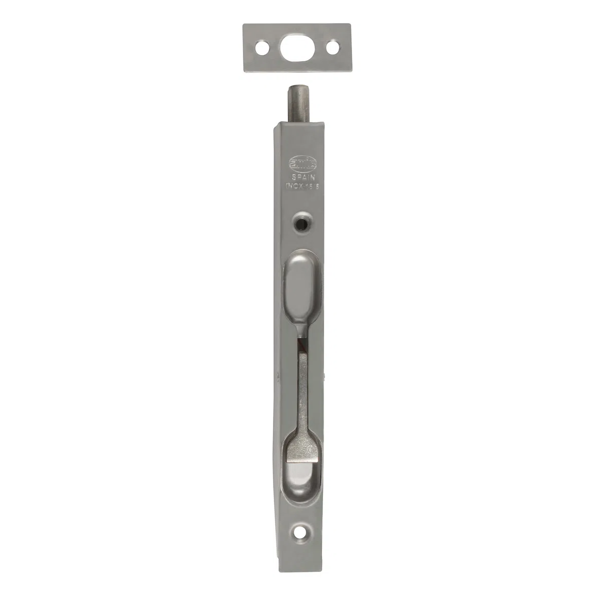 Amig - Perno per Incasso - Chiusura Automatica Verticale - Adatto per Porte in Legno - Sicurezza per Bagno e Camera - Acciaio Durevole, Multicolore