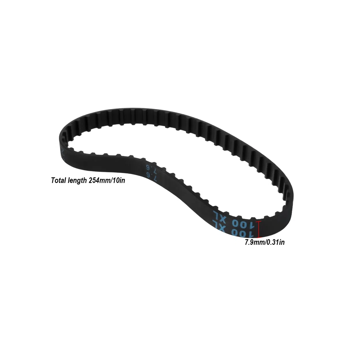 2x Cinghia Di Ricambio Per Levigatrice 254x7,9mm 587263-00 Compatibile Con Black&Decker DS321 KA88 1-2 KA88 3 KA89A KA89E XTA80E 1-2