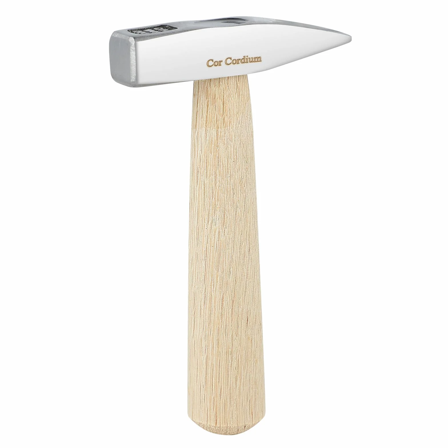 Martello da ingegnere in acciaio con manico corto in legno, 200 g, piccolo martello per fabbro e fai da te