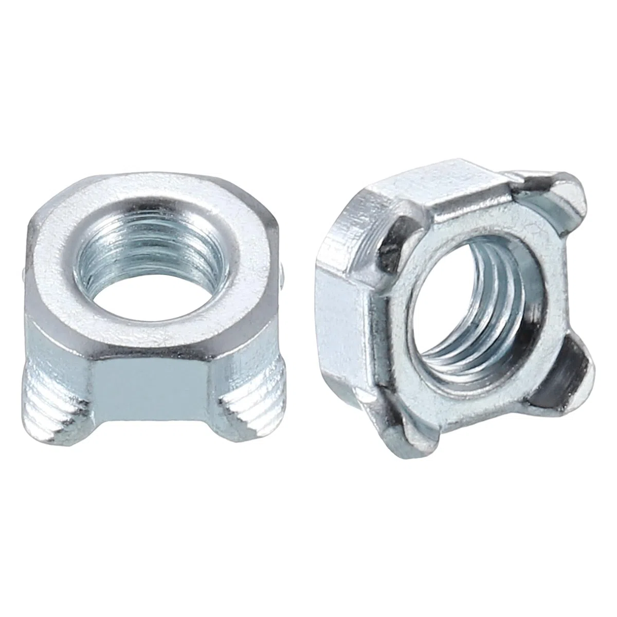 QUARKZMAN Dadi per Saldatura, M5 UNC Quadrati in Acciaio al Carbonio Vite Macchina Argento 20pz