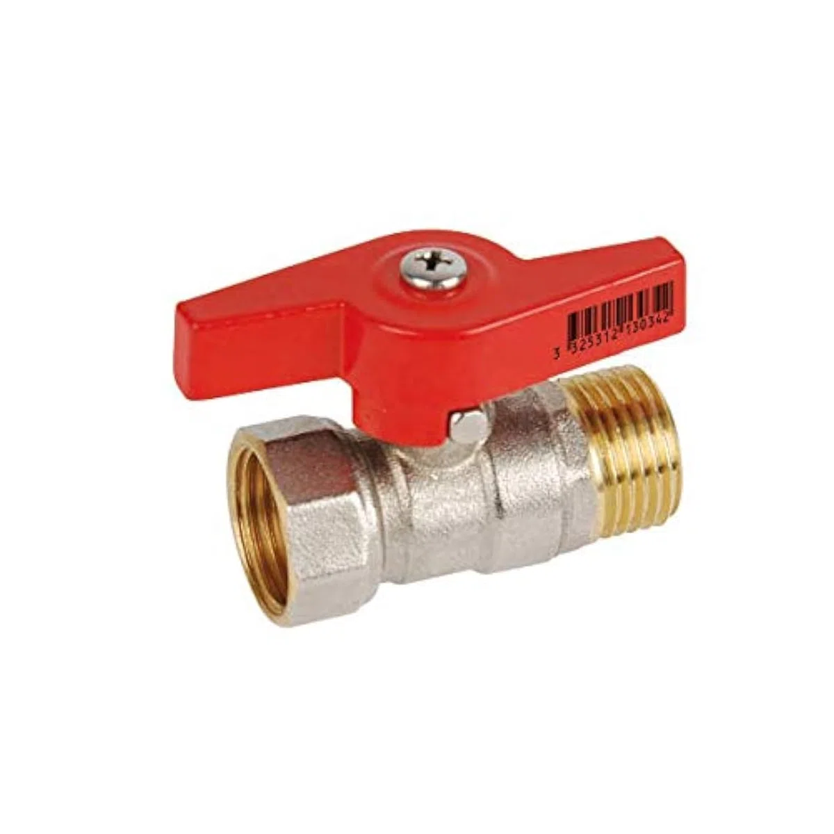DIPRA 213034 Valvola a Sfera Maniglia a Farfalla MF12/17, Bronzo