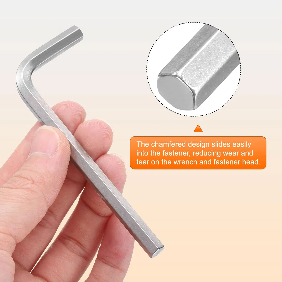QUARKZMAN 2Pz Set di Chiavi a Brugola 6mm Chiave Torx Esagonali in Acciaio Inossidabile a Forma di L Metriche Set Attrezzi per Riparazioni Fai Da Te in Casa Biciclette e Motociclette