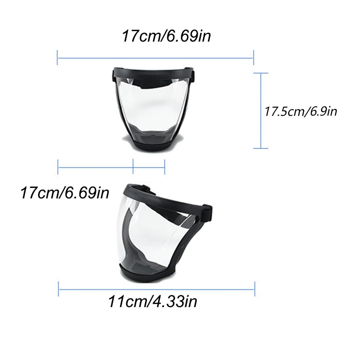 Generico Visiera antiappannamento, Visiera | Maschera visiera trasparente super protettiva | Dispositivi di protezione di sicurezza per il lavoro di sarchiatura '