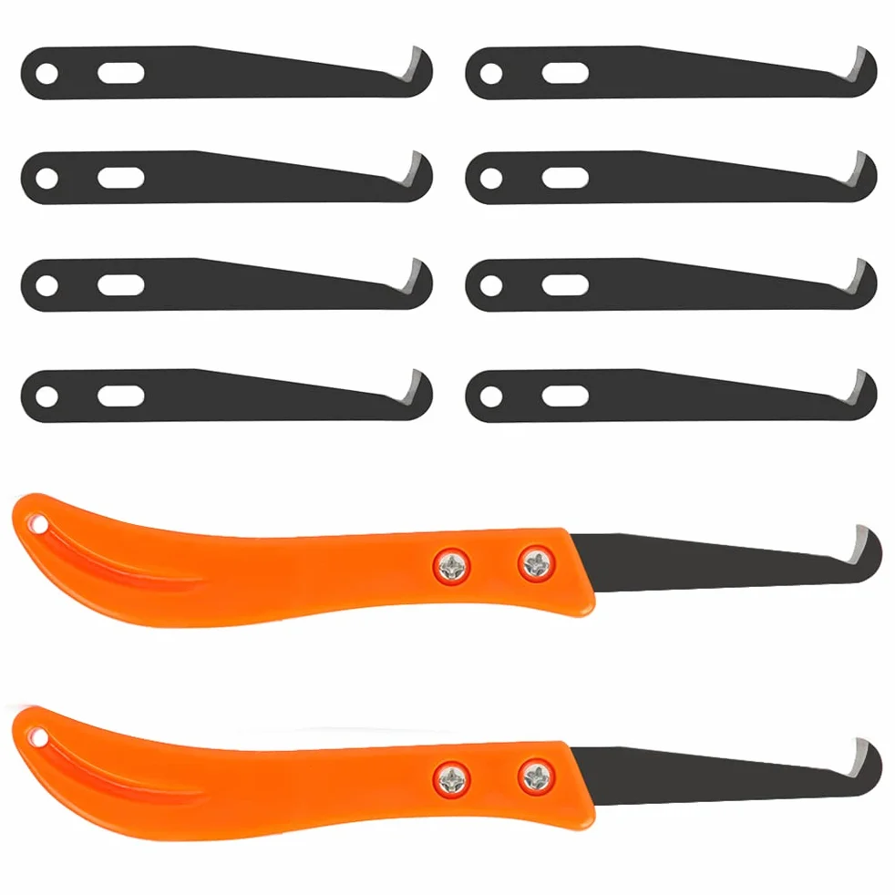 Raschietto per Fughe Piastrelle Grout Remover 2PCS Kit Rimozione Silicone Stucco con 10 PEZZI Coltello Acciaio