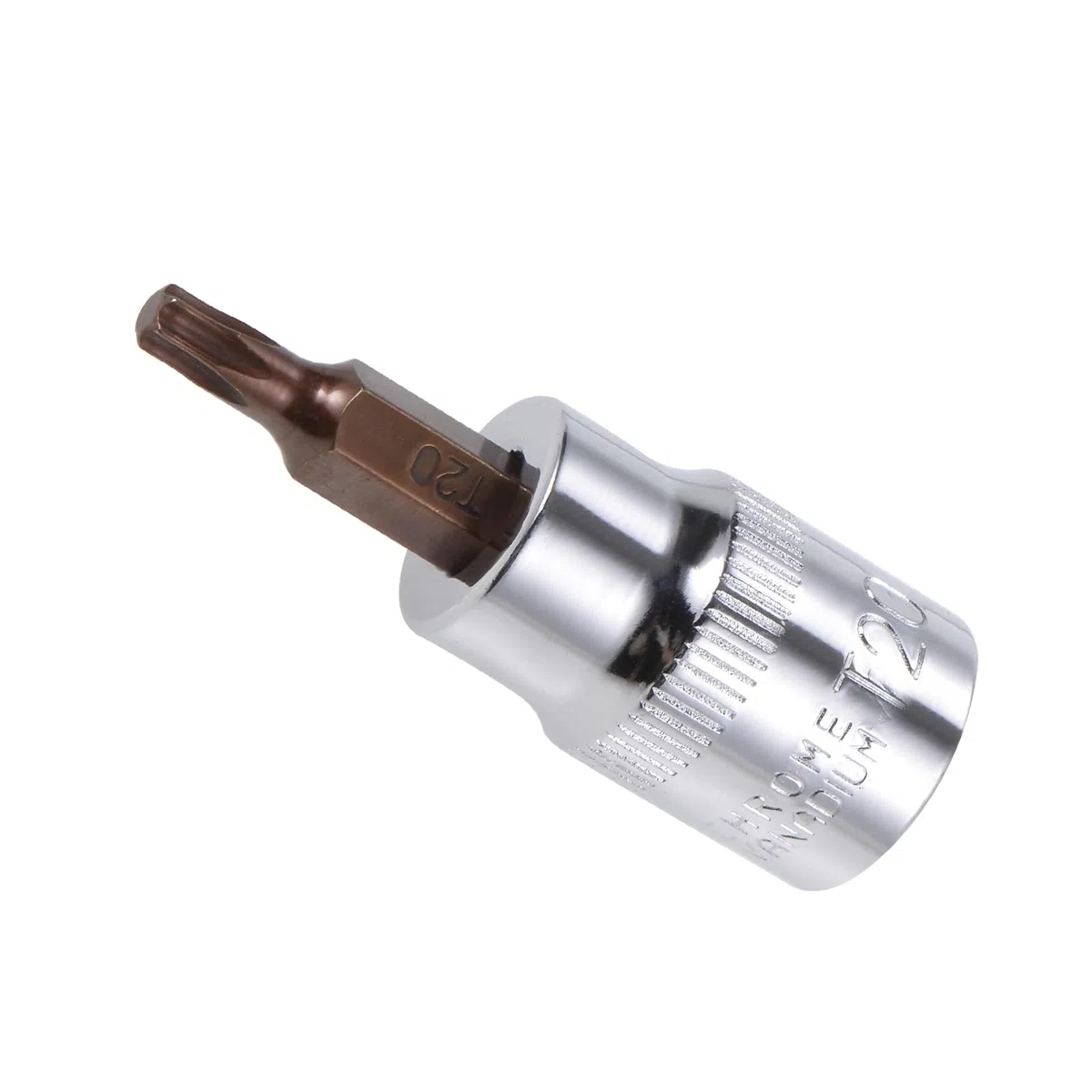 Chiave a Bussola Torx, Metrico T20 Punta 3/8" Attacco 1,5" Lungo, Acciaio Legato S2 Temprato al Cromo-Vanadio - (Applicazioni: per Applicazioni Fissaggio)