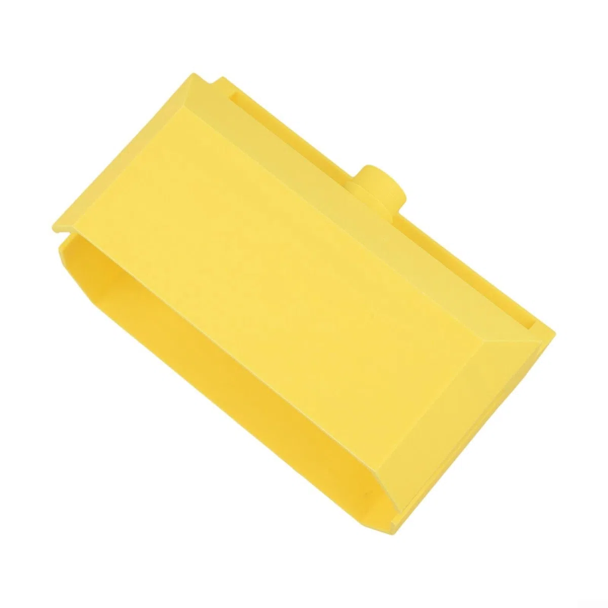 Pulitore per rulli di vernice da 9 pollici, lavaggio rapido con adattatore girevole per schiuma e microfibra, robusto strumento in plastica per risparmiare acqua, giallo
