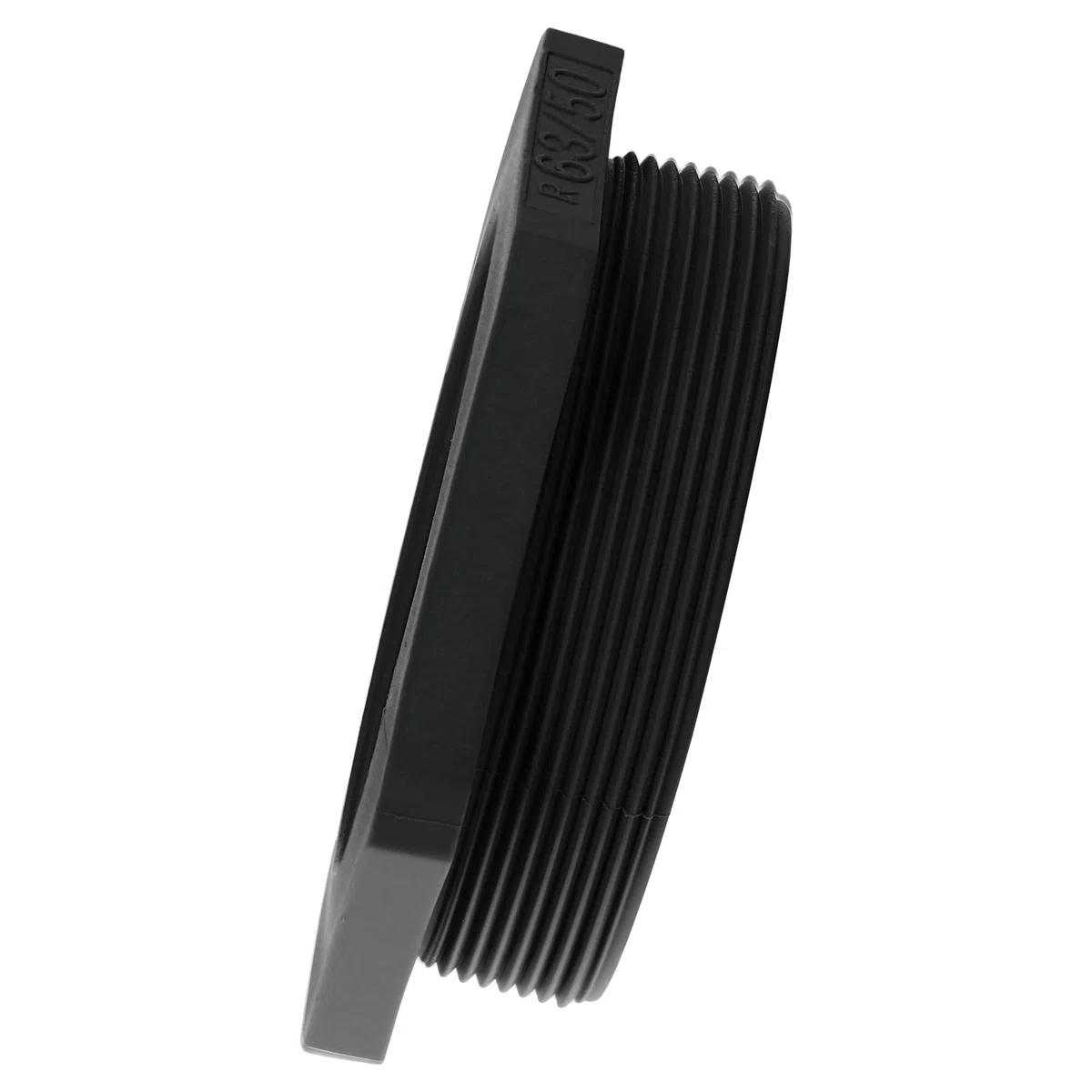 Kalitec G6635010 Riduzione M63/M50 Plastica Nero I Riduttore Passacavo esagonale I M50 Filettatura interna I M63 Filettatura esterna I IP68