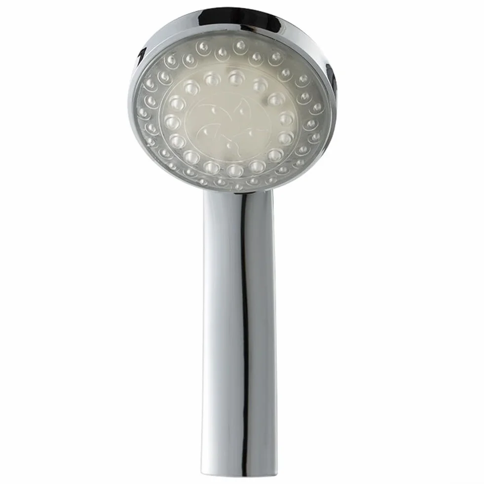 Soffione doccia energico con luce a LED che offre un'esperienza di bagno divertente attraverso i colori