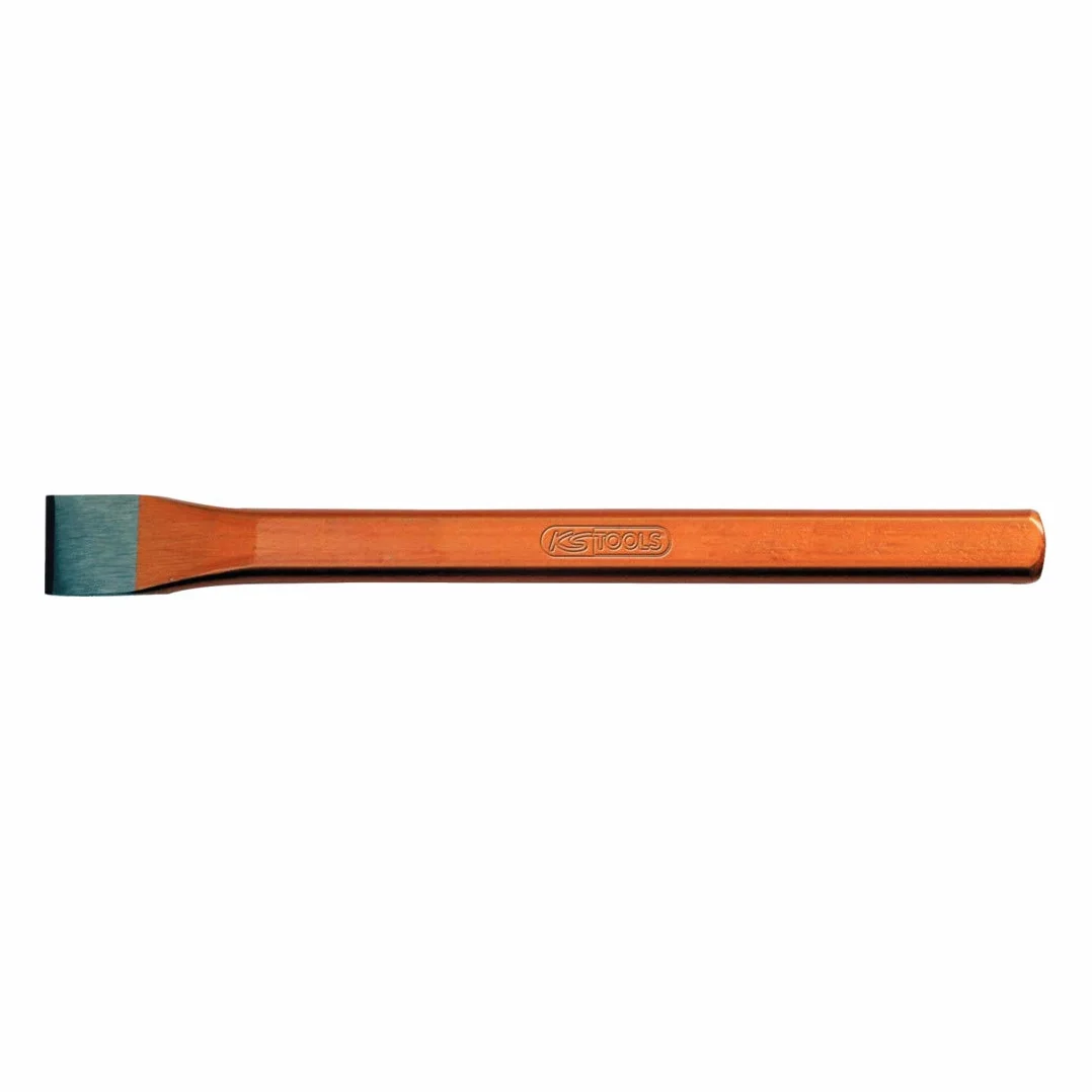 KS Tools 162.0105 Scalpello Piatto per Meccanica, 200 mm, Ovale