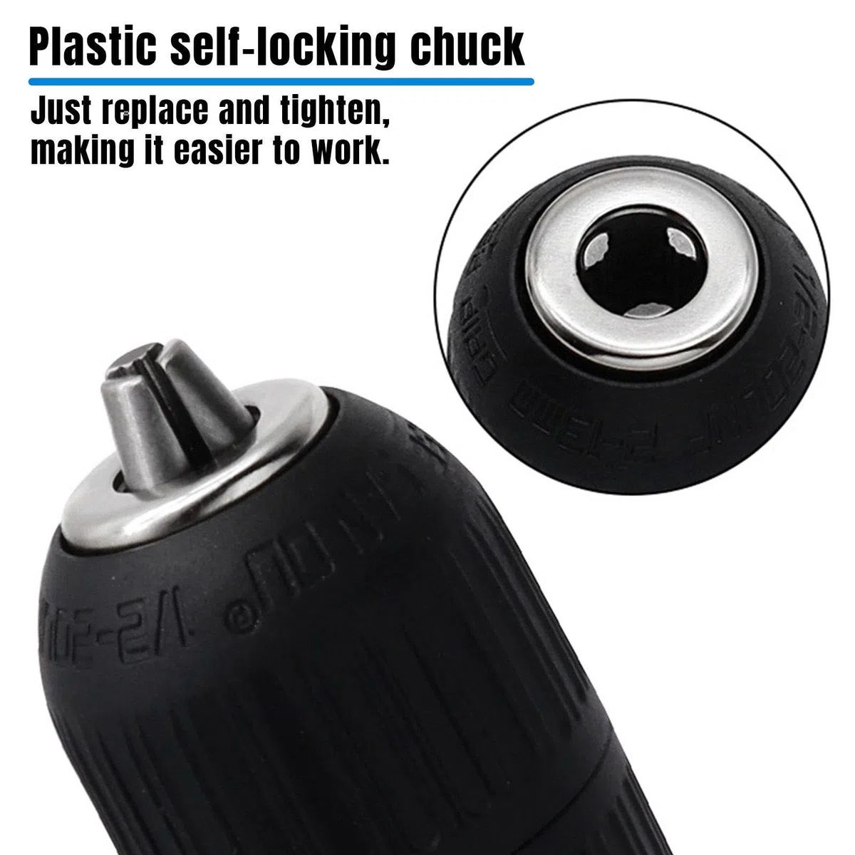 Mandrino Elettrico 2-13 mm, Adattatore di Mandrino, Accessori per Trapano Elettrico, Strumenti Pratici, Installazione Rapida