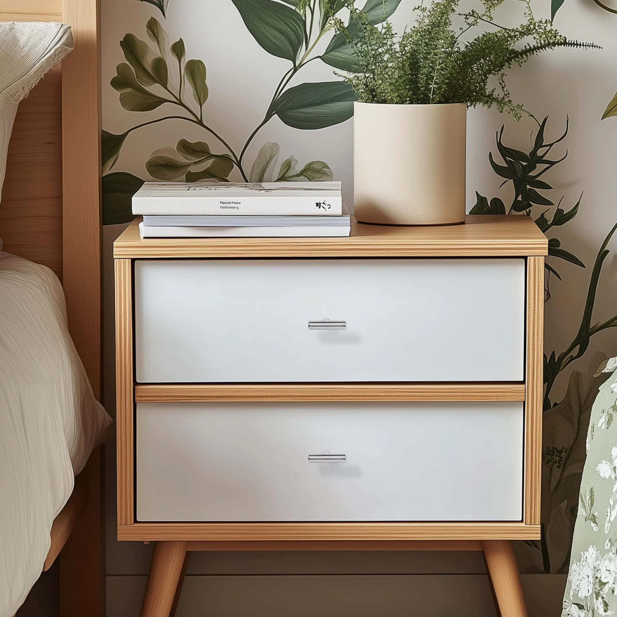 BELLE VOUS Confezione da 20 Maniglie Cucina per Armadio - 50mm Maniglie per Mobili a T con Rifinitura in Nichel - Maniglia Porta Inox - Per Cassetti, Armadi, Porte, Mobili, Bagni, Camera da Letto