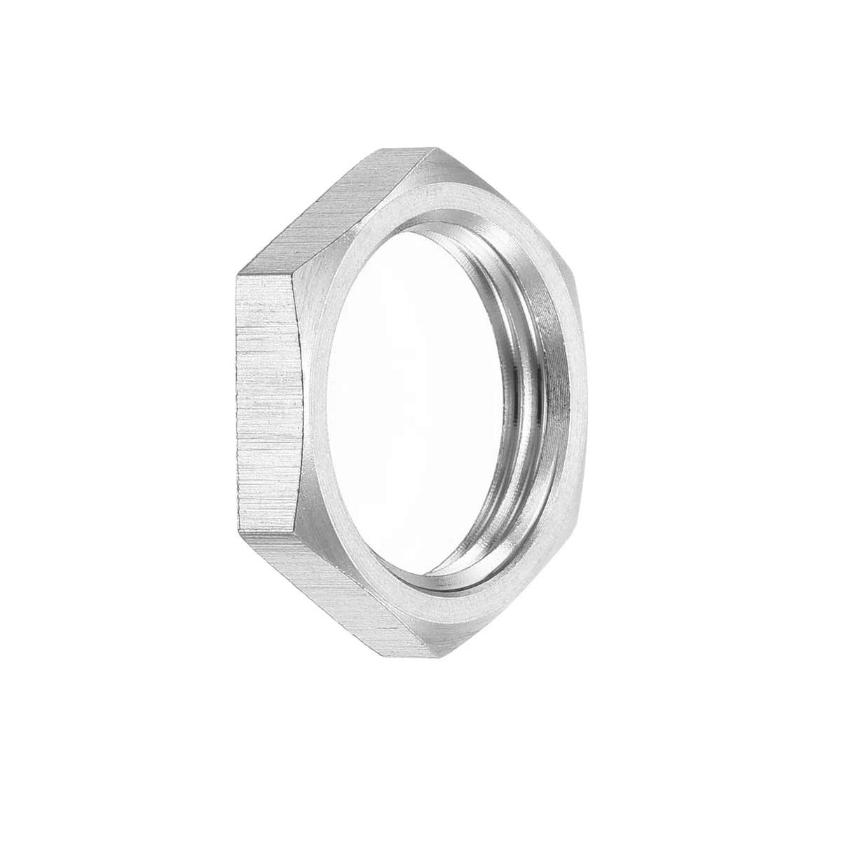 QUARKZMAN G3/8 Dado Bloccaggio Sottile Esagonale Raccordo Tubi, Fissaggio Femmina Controdado per Impianti Idraulici, Acciaio Inossidabile 304 2pz