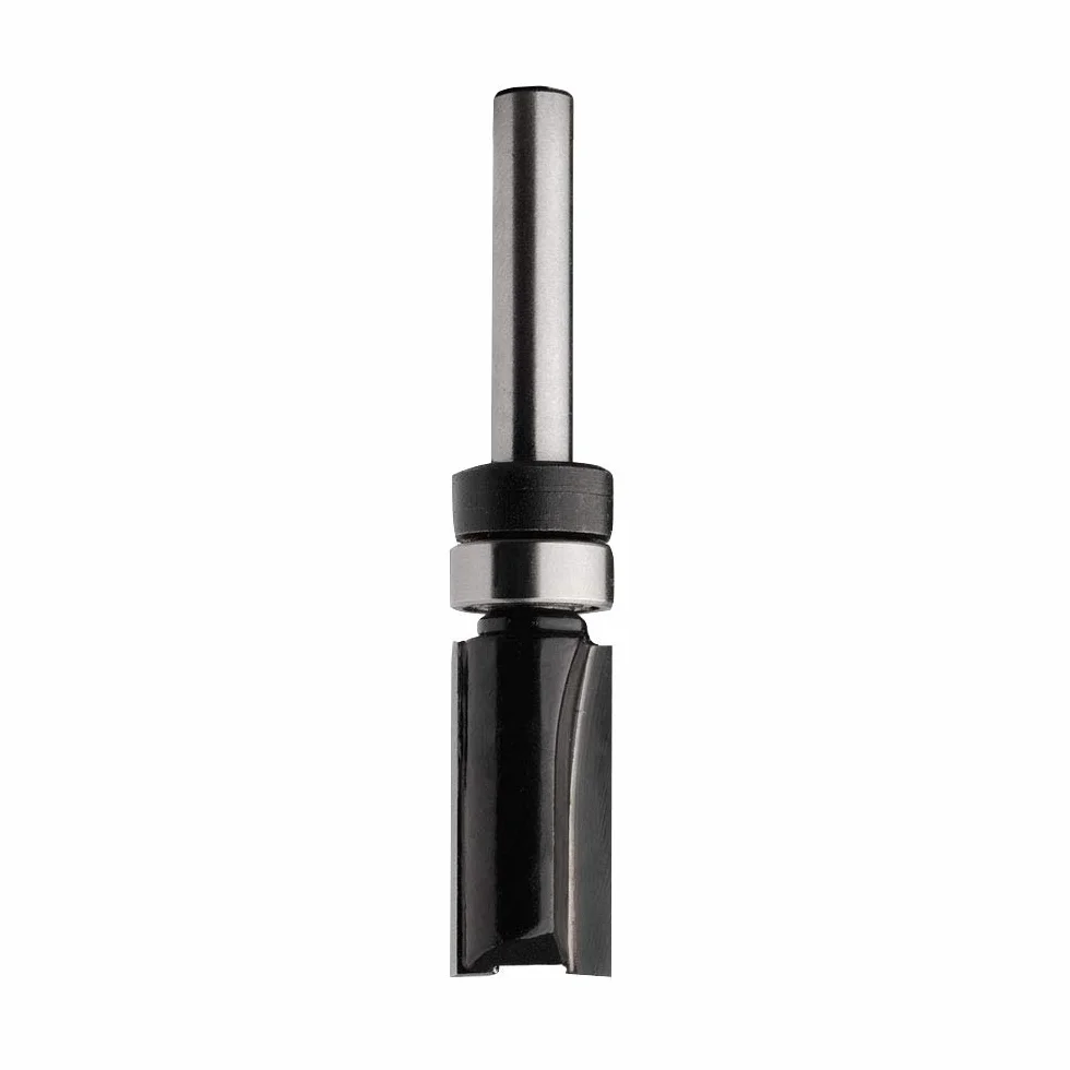 CMT Orange Tools K911-160B Fresa per rifilare HW Z2 S=8mm D=16mm | Fresa a taglienti diritti per rifilare, HW, Z2 S=8mm, D=16mm, I=25.4mm, L=70mm, rotazione destra, con cuscinetto di guida