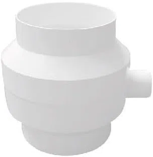 Separatore di condensa, diametro 125 mm, bianco