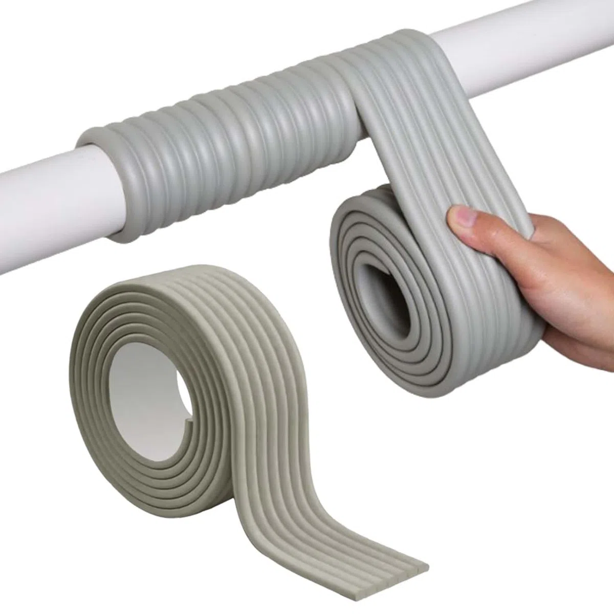 Isolamento Per Tubi Per Esterni, Isolamento Autoadesivo Per Tubi Dell'Acqua, Water Pipe Insulation Wrap, Isolamento Dei Tubi, Per La Protezione Dal Gelo In Inverno ( 8 x 200 Cm )