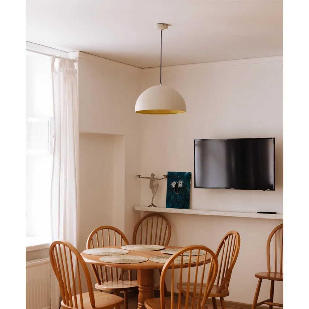 2 Pezzi Metallo Bianco Baldacchino Luce Pendente Soffitto, Copertura 80mm Connettore Plafoniera, Scatola di Giunzione, Accessorio Luce
