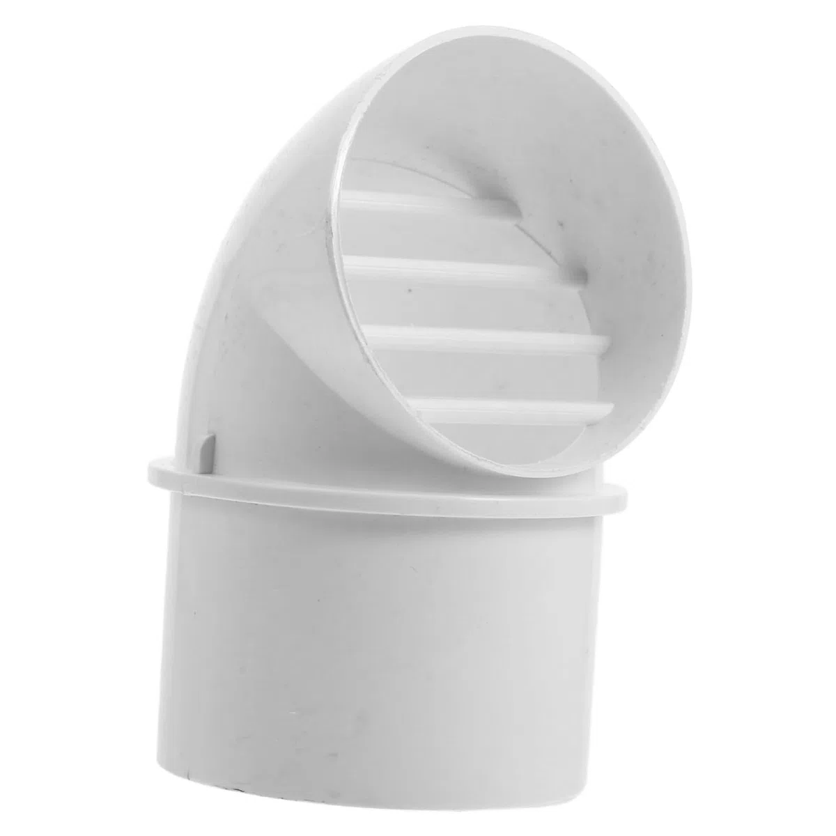 UKCOCO Tappo di Sfiato a Parete in Pvc Antivento 75mm per Cappa di Ventilazione Cucina Copertura per Ventilazione Esterna Resistente alle Intemperie Facile da Installare