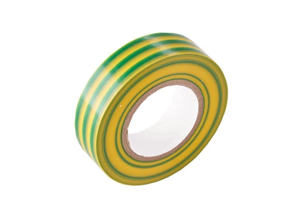 Mivos 5 Pezzi Nasto Isolante in PVC per Isolamento Elettrico/Verde, Giallo/Nastro Adesivo Isolante Elettrico 19 mm x 10 m/Nasto Sigillante Impermeabile Per Progetti Di Cablaggio E Riparazioni