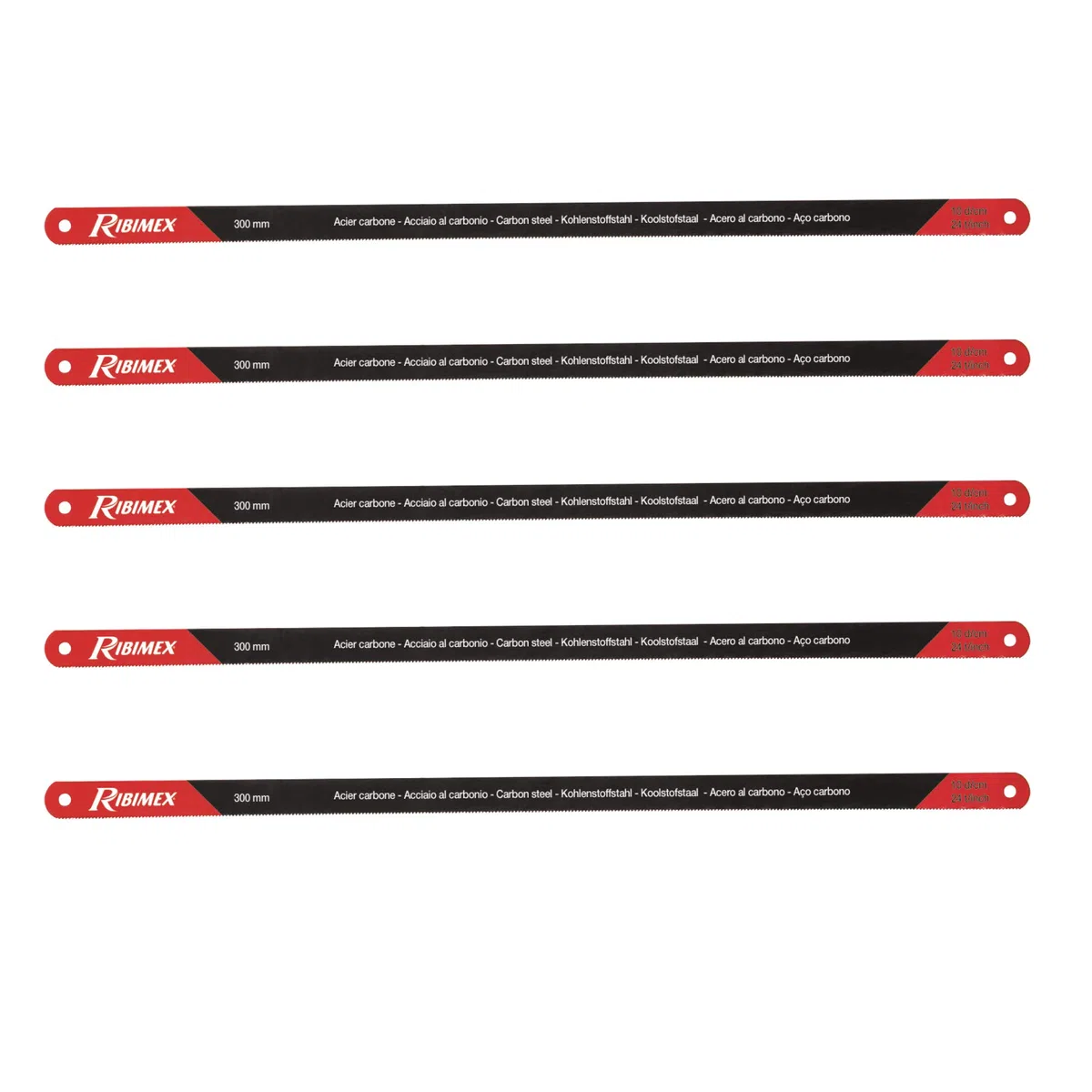 RIBIMEX - PRSCM30LX5 - Set di 5 lame per seghetto