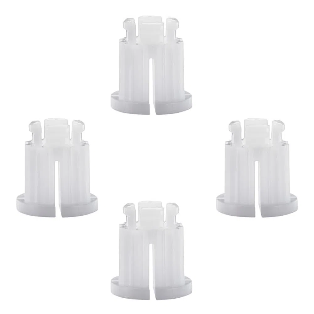 Schläfer 451415 | Inserto a scatto in Plastica brocciato 13/20 per Manopola Rubinetto Set di boccole per Vitone 1/2". Adatto per Rubinetteria del Bagno e della Cucina con due Maniglie. Conf. 4pz.