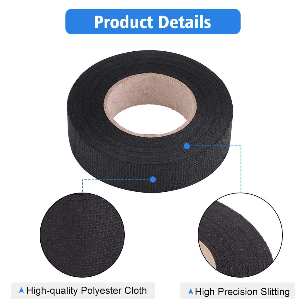 Keenso Nastro per cablaggio automobilistico, nastro per cablaggio automobilistico resistente alle alte temperature (19 mm * 15 m)