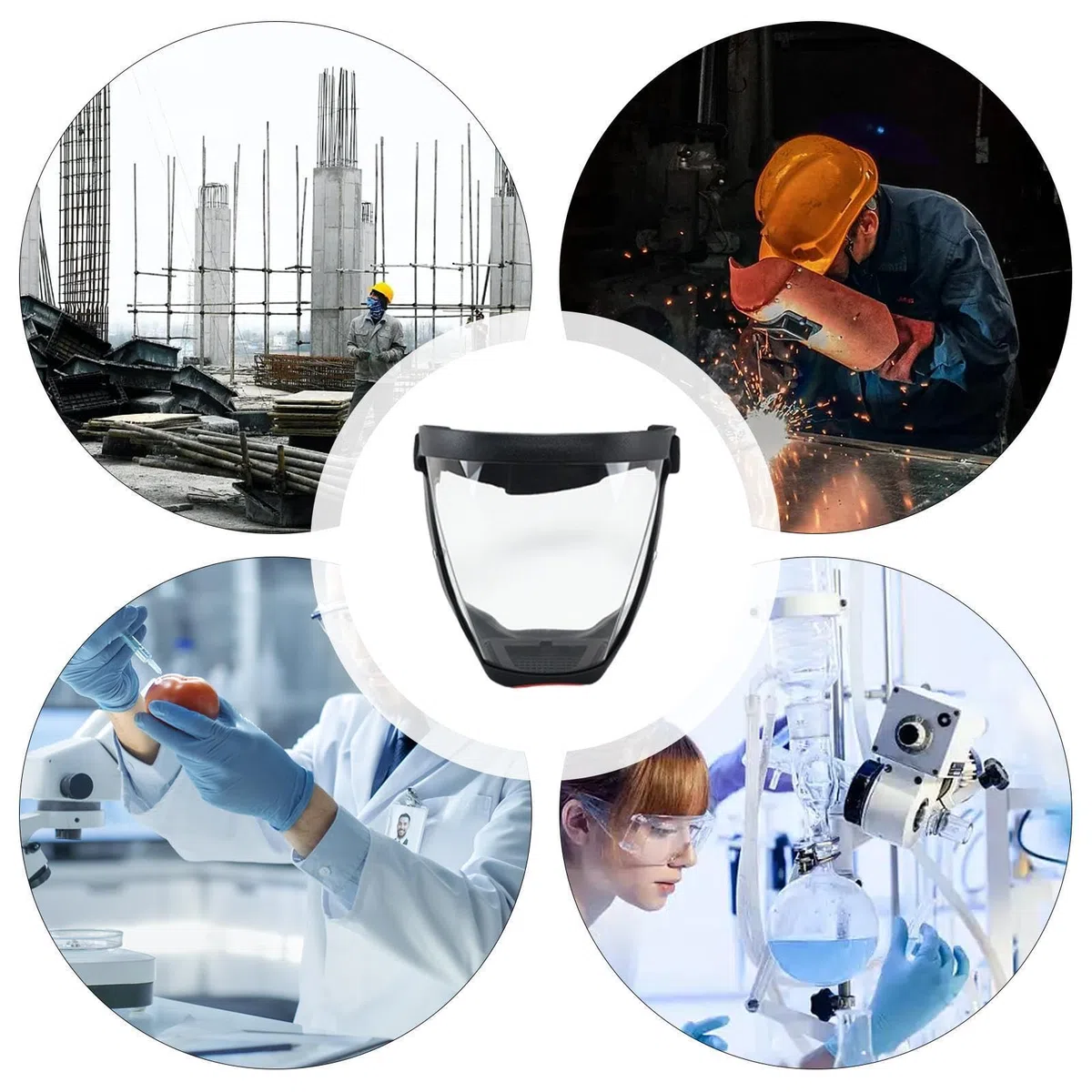 Generico Visiera antiappannamento, Visiera | Maschera visiera trasparente super protettiva | Dispositivi di protezione di sicurezza per il lavoro di sarchiatura '