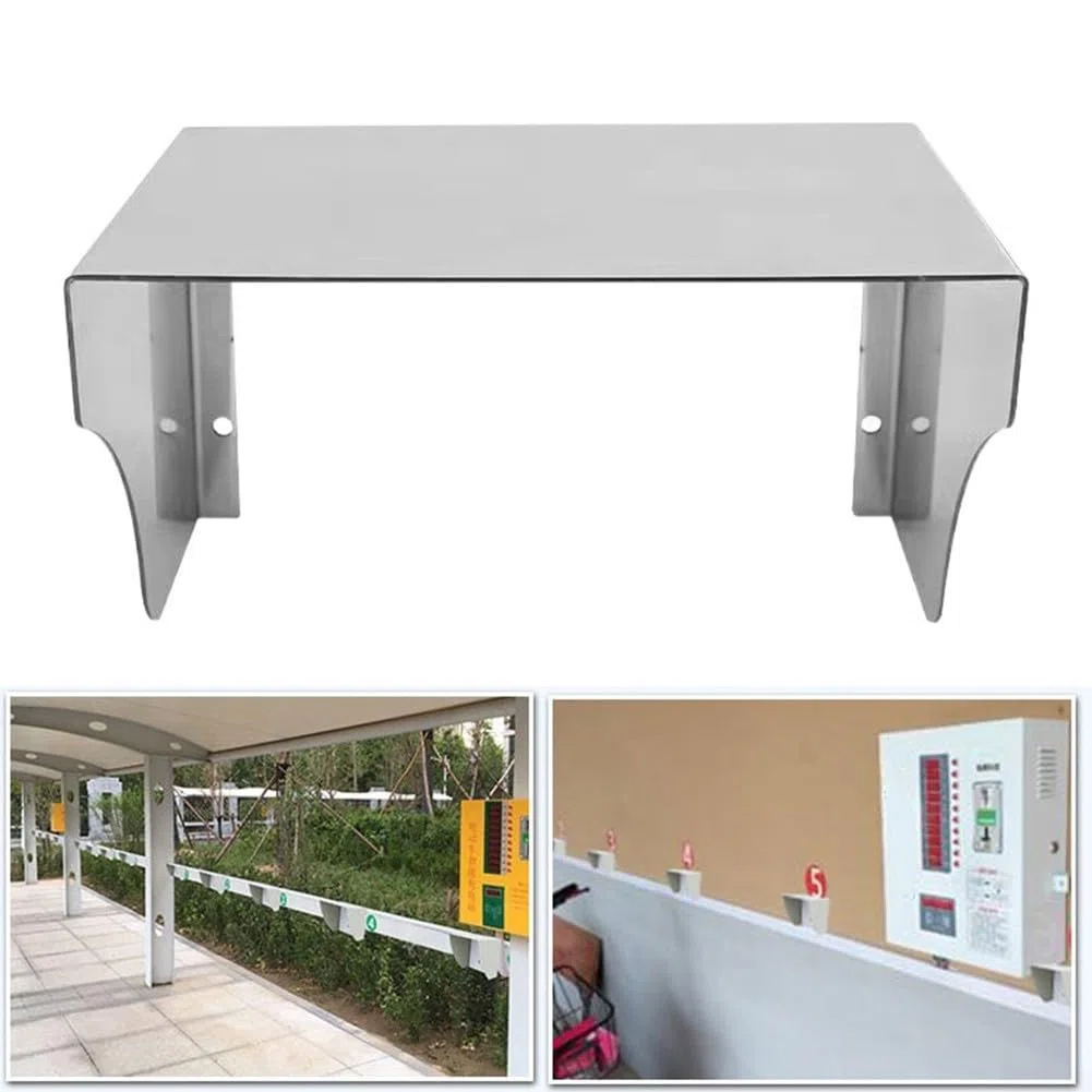 Copertura antipioggia in acciaio inox per campanello e citofono, impermeabile, in metallo, per telecamere, campanelli e citofono (125 mm)
