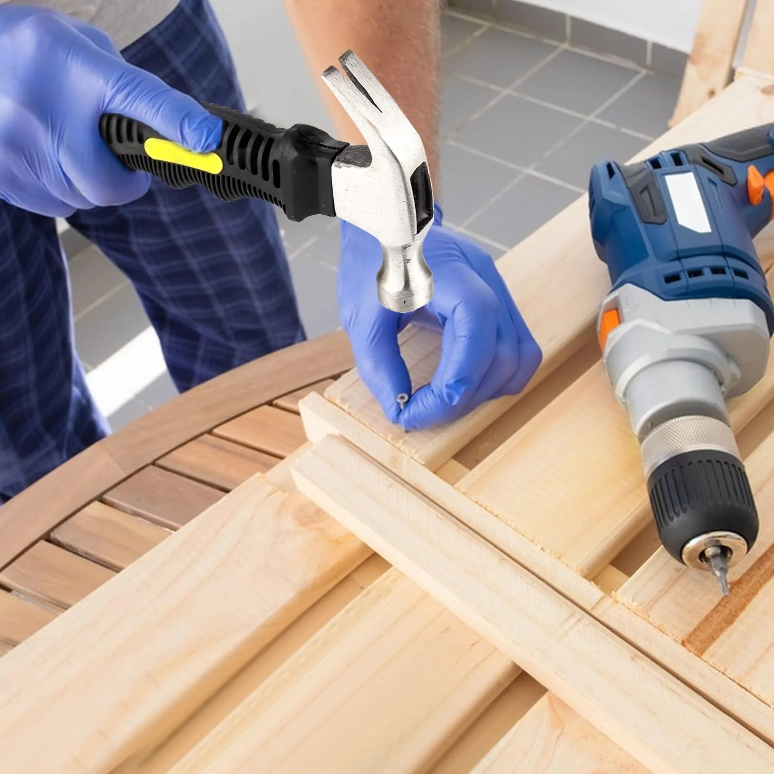 Chiodi in Muratura in Calcestruzzo 1030, Chiodi Assortiti a Testa Piatta per Legno e Costruzione