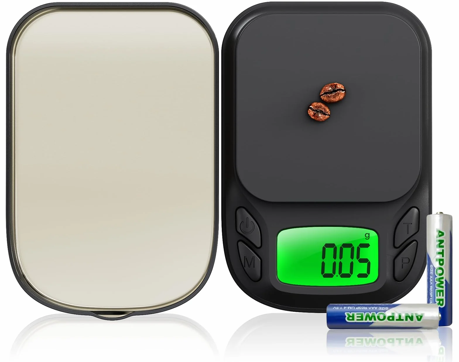 1000 g/0,01 g bilancia di precisione per monete e oro, bilancia digitale multifunzione mini con calibrazione e funzione di tara, 7 unità di misura, bilancia per grammi, bilancia per oro