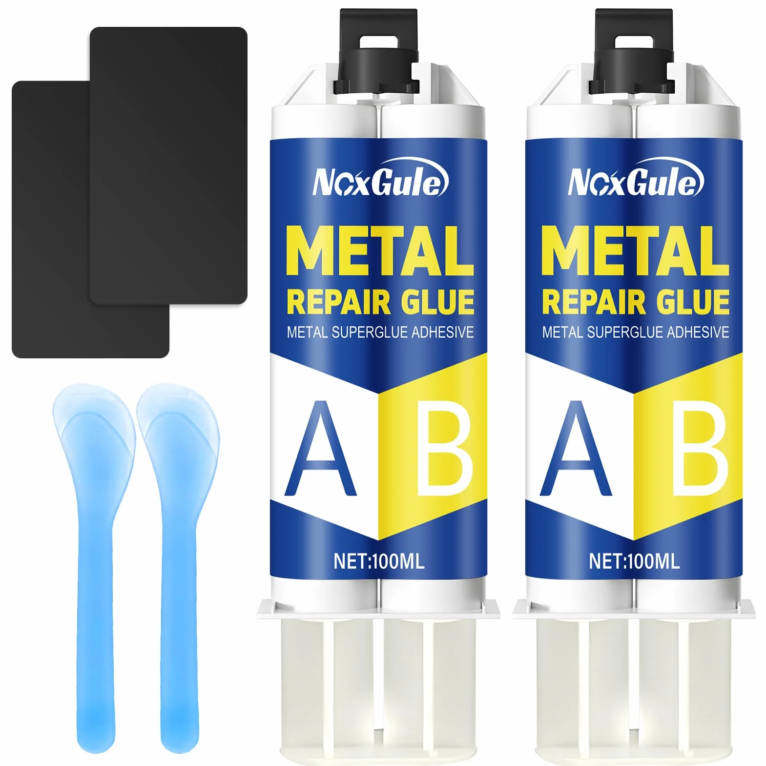 Colla Epossidica Bicomponente 200ml Resistente Alle Alte Temperature per Metallo Acciaio Inossidabile