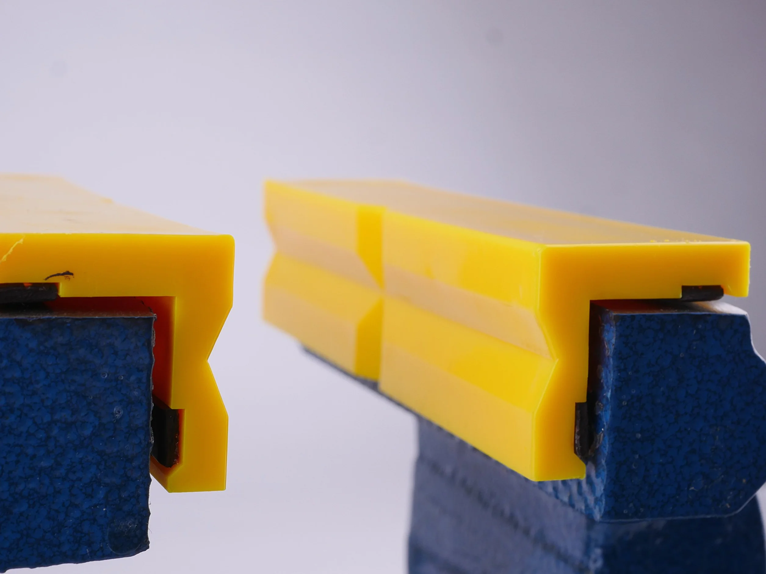 Ganasce magnetiche per morsa in plastica, 125 mm, coppia.
