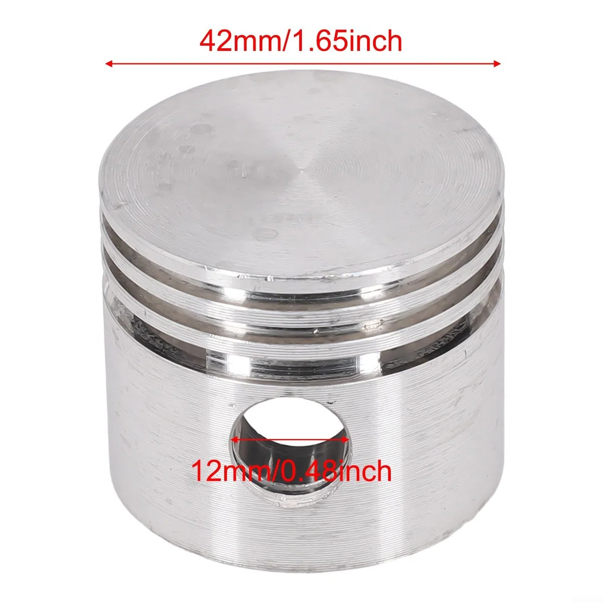 Compressore a pistone per kit di anelli, pistone e set di sostituzione di anelli per parti di pompa d'aria del compressore d'aria 42/47/48/51/65mm di diametro