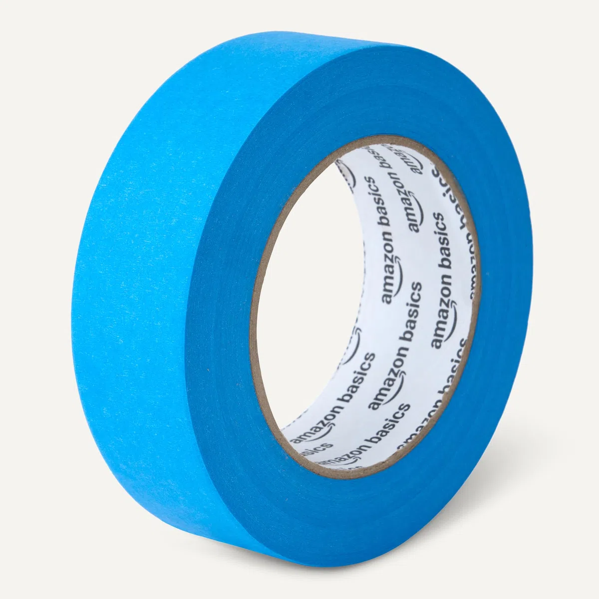Amazon Basics Nastro adesivo per pittura, 3.6 cm x 55 m, confezione da 4 rotoli, Blu