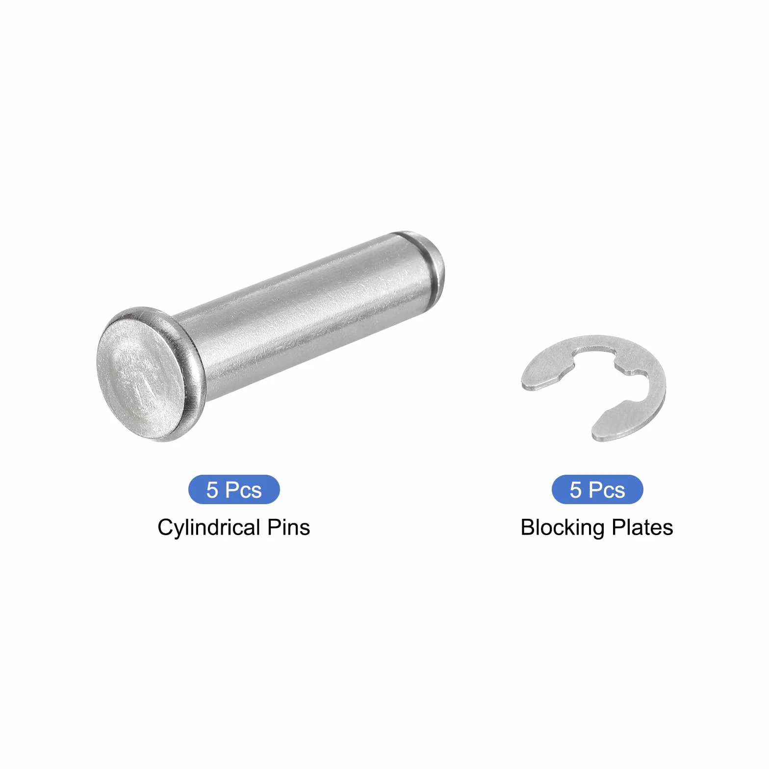 Perno Posizionamento Cilindrico M10x40mm Acciaio Inox 304, QUARKZMAN