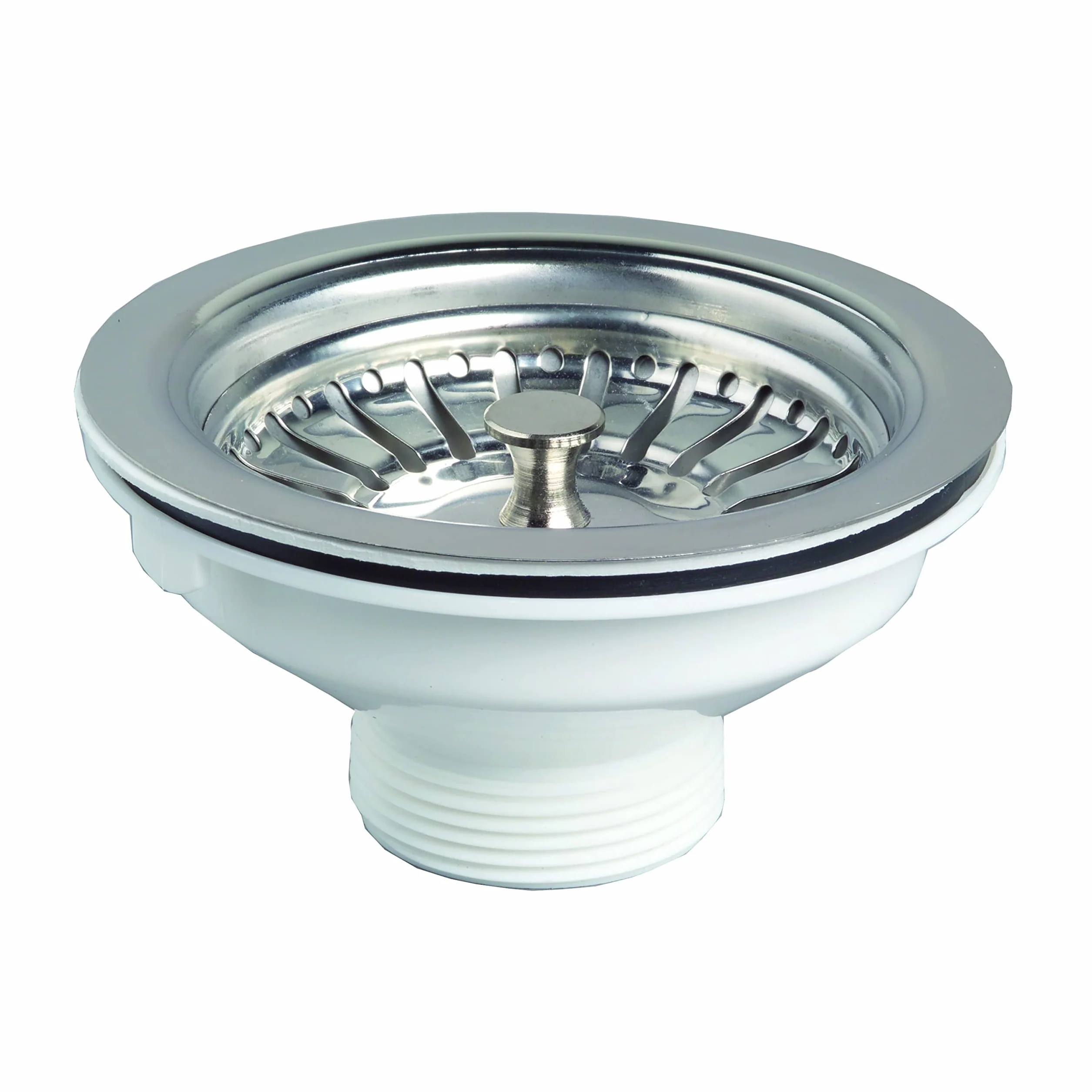 Lavello da cucina in acciaio 90 mm 6/4"