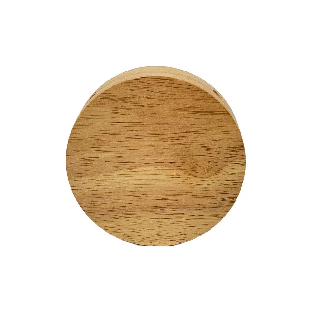 SCATOLA DERIVAZIONE IN LEGNO Ø100MM 4 FORI LATERALI