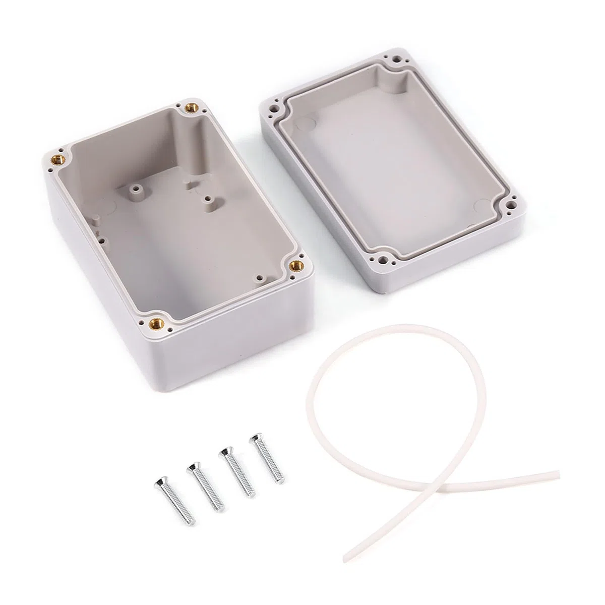 Scatole di progetto elettroniche impermeabili IP66, 1 pezzo Scatola di derivazione elettrica in ABS Scatola di derivazione impermeabile per cavi elettronici interni ed esterni(100x68x50 mm)