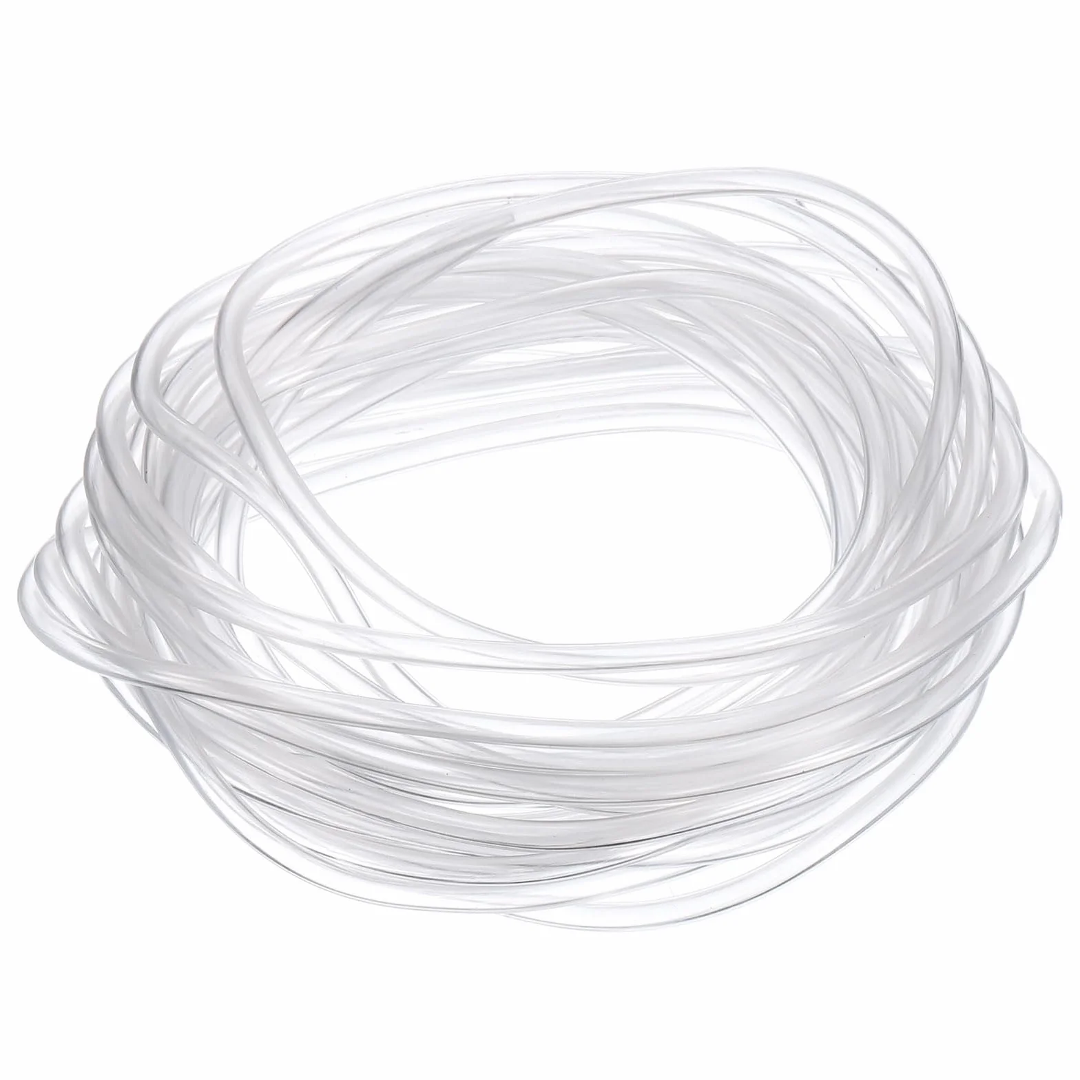 QUARKZMAN Tubo in PVC, 2mm ID x 3mm OD - 13 Piedi di Lunghezza Tubo Acqua Trasparente in Vinile Chiaro, Tubo Acqua Flessibile Leggero in Plastica per Acquaponica, Tubo Aria, Irrigazione