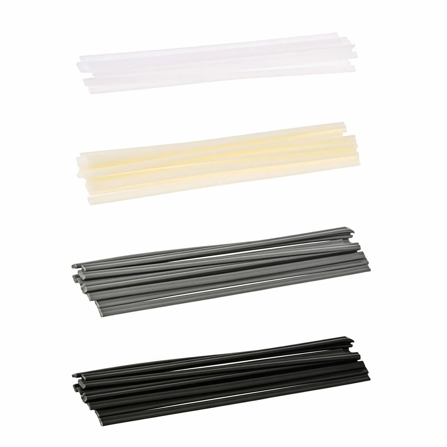 Bacchette per Saldatura in Plastica,Filo di Saldatura,Aste di Saldatura in Plastica,Saldatura Bastoni ABS PVC PE PP per Riparazioni Di Saldatura di Plastica Pistola Ad Aria Calda (40PCS)