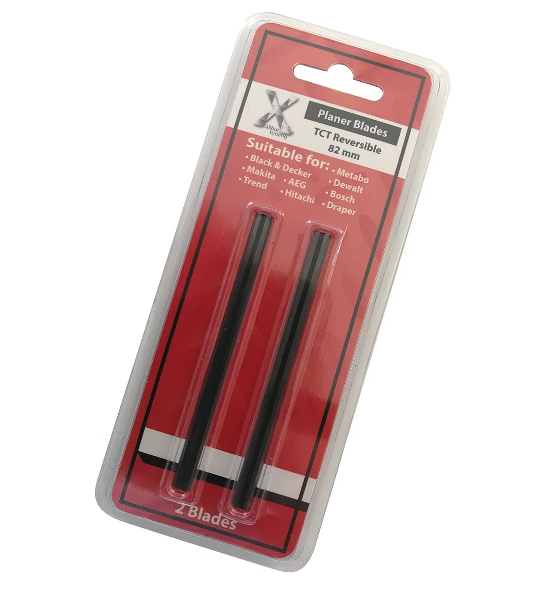 2 x 82 mm TCT Planer Blades compatibile con Bosch PHO 15-82, 16-82, 25-82, 35-82C Rasoio per piallatrici per legno