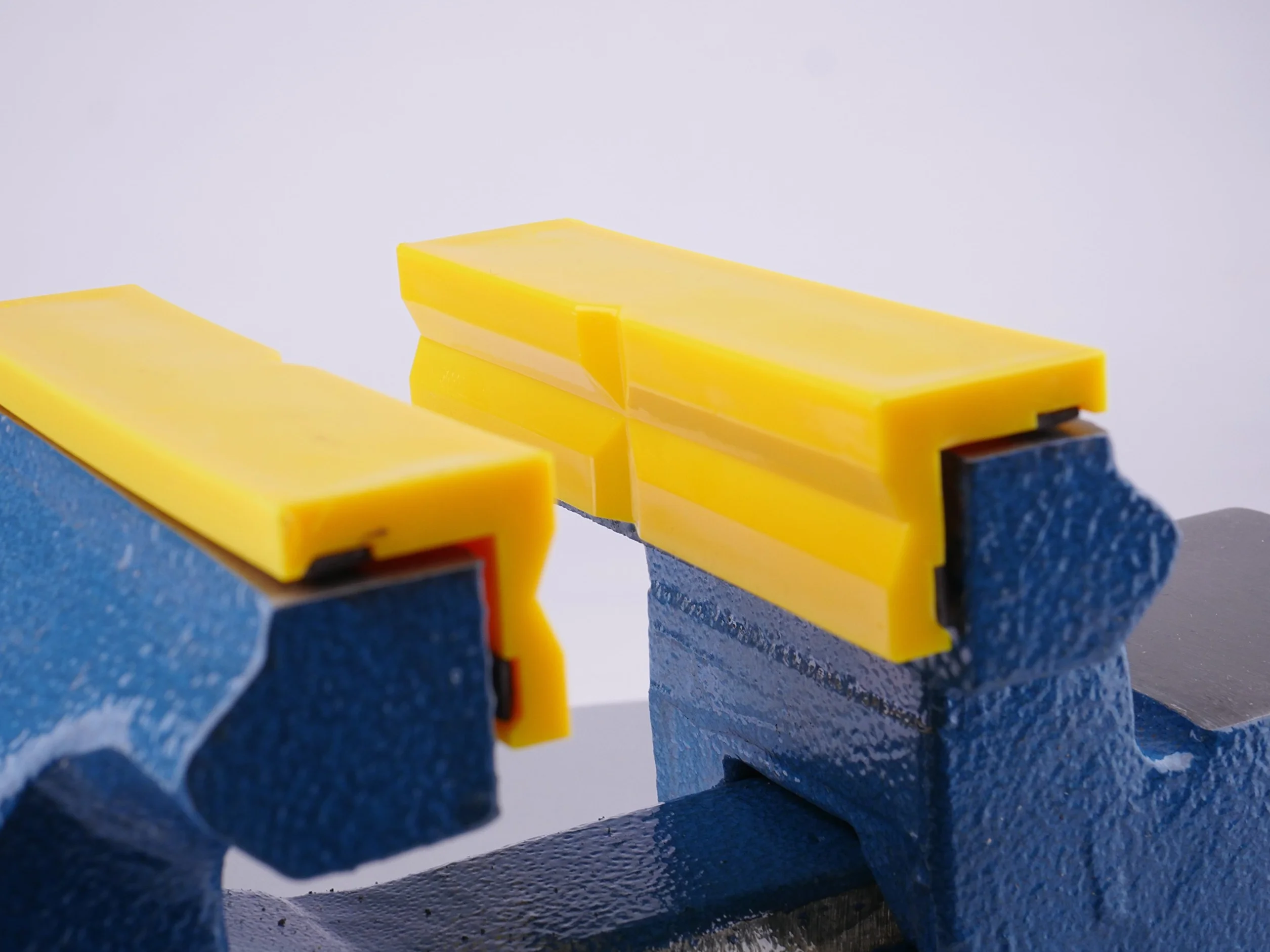 Ganasce magnetiche per morsa in plastica, 125 mm, coppia.