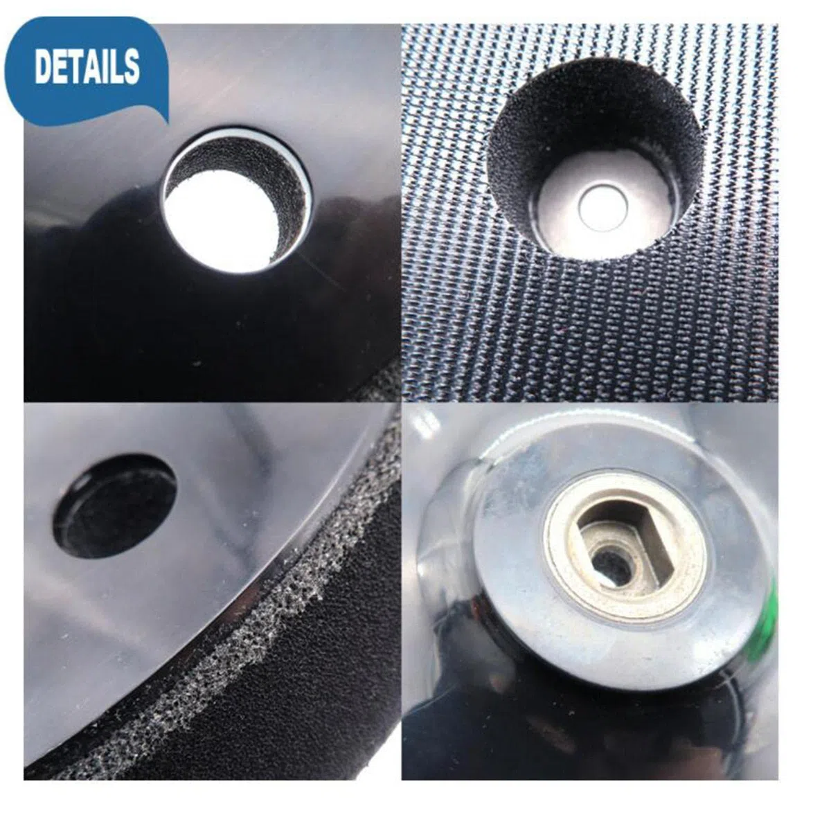 Colcolo Platorello per Lucidatura a Parete Platorello a 6 Fori 215 Mm per Disco