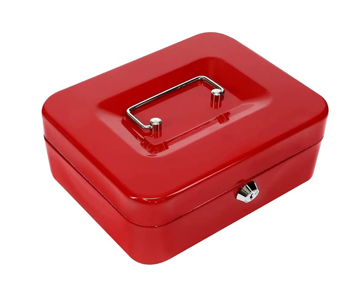 kippen 10033R2 - Cassetta Portavalori Rossa, Dimensioni: 200X160X90 mm